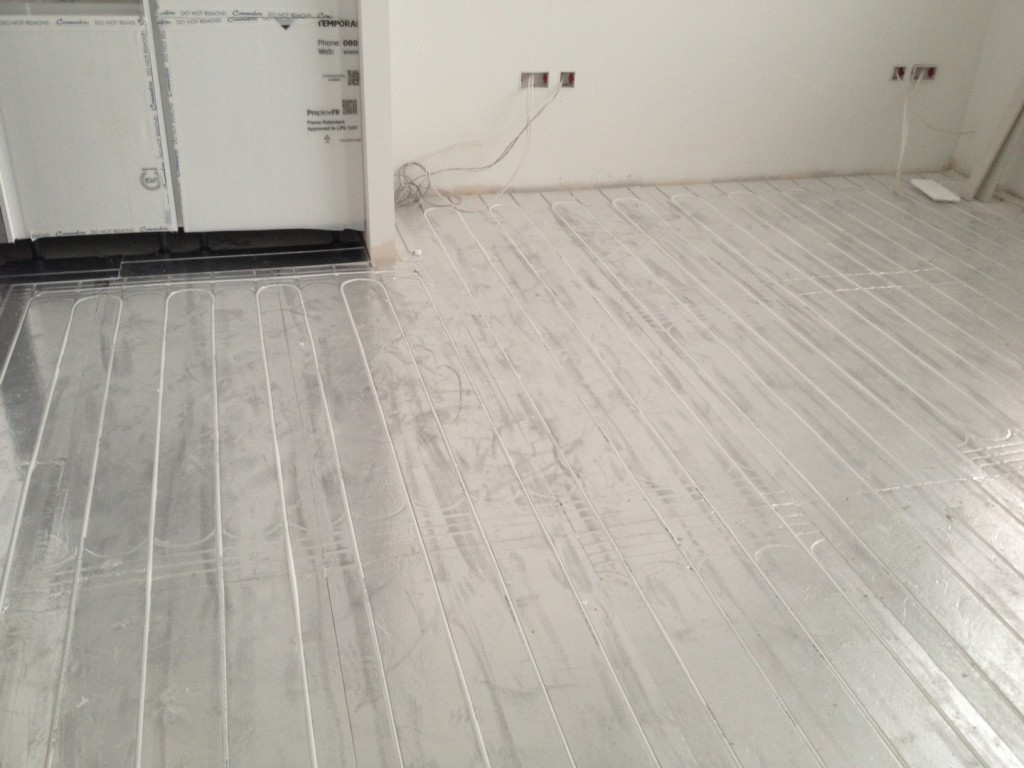 Retro-Fitting AmbiLowboard Underfloor Heating System 