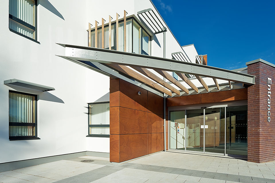 Entrance To A Building
