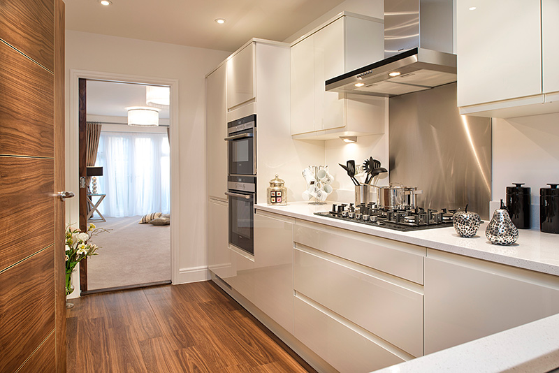 Modern Kitchen In New Build Property