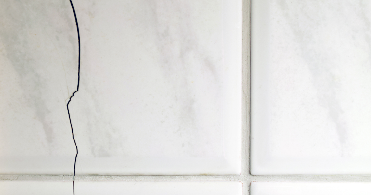 cracked tile