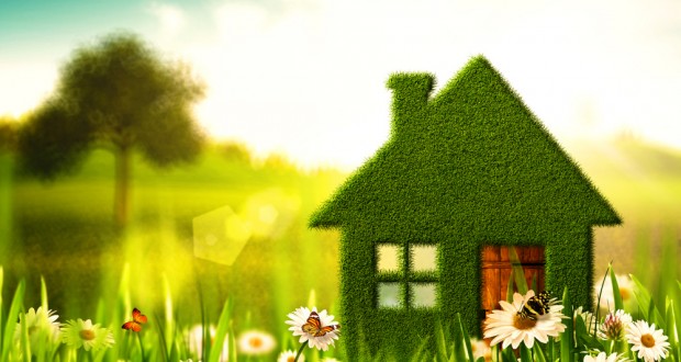 Sustainable house eco banner