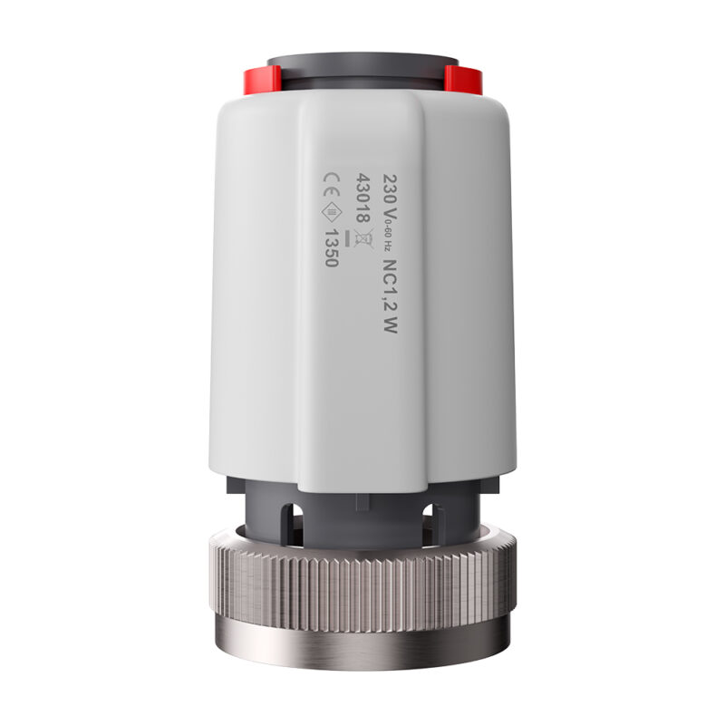 230v UFH Manifold Actuator - Grey - Back