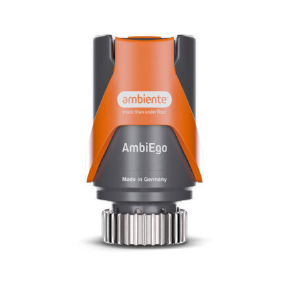 AmbiEgo 230V self-balancing manifold actuator with AI for underfloor heating systems