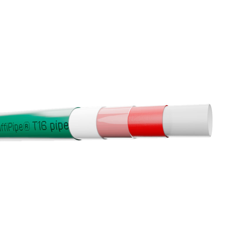 Traffipipe® T16 16mm UFH Pipe - Ultra-Flexible MLCP with EVOH Oxygen Barrier - WRAS Approved