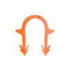 Ambiente Non-Stick SpeedClips for UFH Pipe - 40mm clip for SpeedGun installation