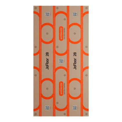 JoFloor® 28 top panel 1200mm x 600mm x 6mm MDF with aluminium foil and printed pipe layout