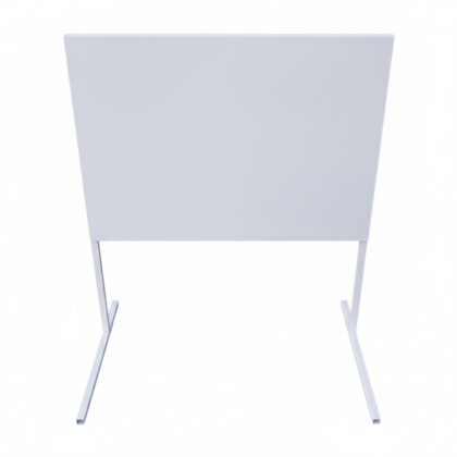 White powder coated steel manifold backboard stand for UFH installation