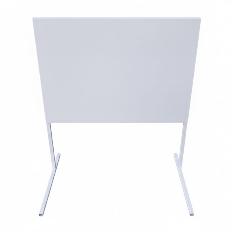 White powder coated steel manifold backboard stand for UFH installation